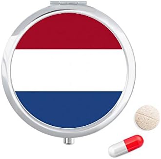 הולנד לאומי דגל אירופה המדינה גלולת מקרה כיס רפואת אחסון תיבת מיכל מתקן