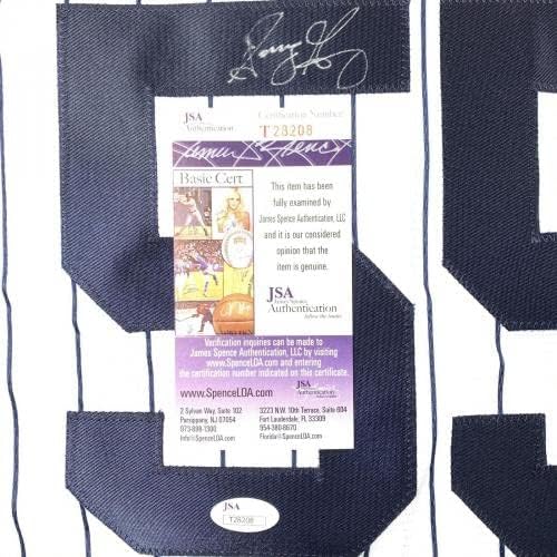 סוני גריי חתום ג'רזי PSA COA ניו יורק ינקי חתימה אדומים - גופיות MLB עם חתימה