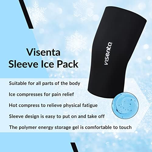 אריזת קרח מרפק ברך ויזנטה טיפול חם וקור לפציעות ， חבילות קרח לקשת קלפה, קרסול, הקלה בכאבי ברכיים ， אריזת ג'ל לשימוש