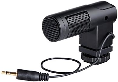 Movo Photo vxr260 Mini XY Stereo Condenser Microphone Microphone עבור מצלמות וידאו DSLR