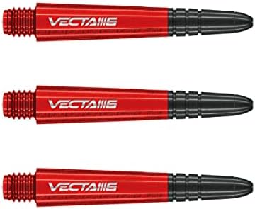 Blada Vecta Blade 6 גבעולי חץ קצרים אדומים - סט 1 לכל חבילה