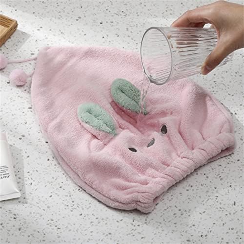 Quanjj Microfiber רך וחלק מגבת שיער יבשה ארנב חמוד מקלחת בנדנה ביתית מגבת טקסטיל מגבת לבישה (צבע: הרפתקאות ביזאריות