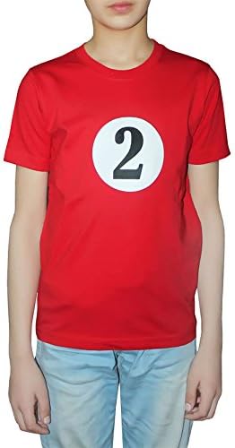 RIMI HONGER CHILDS 1AND 2 הדפס אדום שרוול אדום מפואר חולצת טריקו מפלגת בנים ללבוש 3-10 שנים