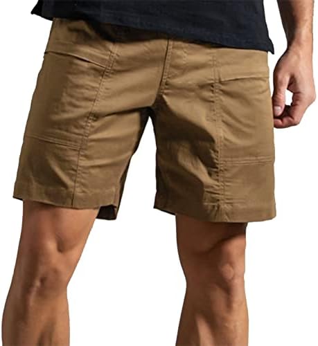 גברים מכנסיים מטען בבאגי גברים קיץ מוצק צבע מכנסיים כיס שרוך רופף מהיר יבש מזדמן ספורט ריצה מתנה