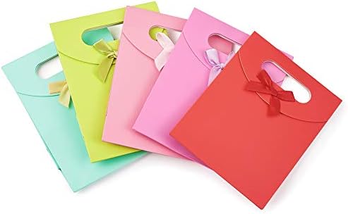 שקיות מתנה קיסיטי 30 יחידות צבע מעורב לימי הולדת חתונות חג המולד חנוכה מקלחות תינוק מקלחות כלה 6. 42 על 4.84 אינץ
