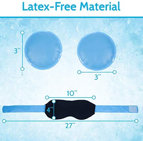 הארקטי להגמיש קר עין מסכת - ג ' ל קרח חבילה עבור מגניב שינה, יבש לילה טיפול-לשימוש חוזר חם ספא טיפול לשינה, עור