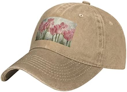 כובע ג'ינס רחיץ כובע בייסבול של כובע בייסבול של צבע מרחואנה לגברים ונשים עם רצועת רצועת ראש מתכווננת, כובעי ביל