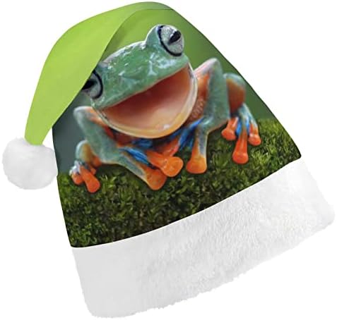 עץ צפרדע, עף צפרדע צוחק חג המולד כובע אישית סנטה כובע מצחיק חג המולד קישוטים