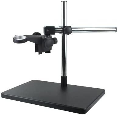 גודל גדול בגודל מיקרוסקופ אוניברסלי עמדת שולחן עמדת מיקוד מתלה 76 ממ קוטר לקוטר משקפת זרוע מיקרוסקופיו משקפתית