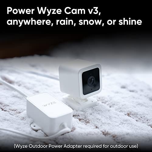 Wyze Cam v3 עם ראיית לילה צבעונית, 2 חבילות וחיצוניות מתאם כוח CAM V3 & CAM V3 עם ראיית לילה צבעונית, WIRED 1080P HD