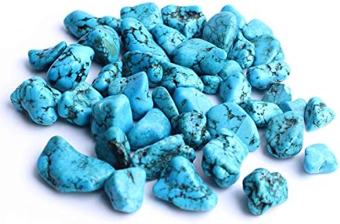 Ruitaiqin Shitu Blue Howlite נופל אבן כחול סלע מלוטש טורקיז ריפוי חן חן דגימה מינרלית