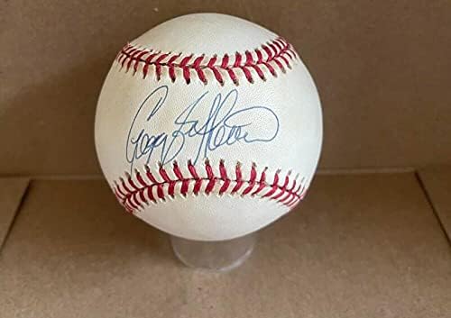 Gregg Jefferies Mets/Phillies חתמו על Vintage N.L. בייסבול בקט BA26049