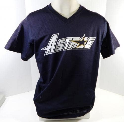 1994-96 יוסטון אסטרוס 71 משחק נעשה שימוש בג'רזי שחור תרגול תרגול NP REM 48 96 - משחק השתמשו ב- MLB גופיות