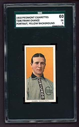 1909 T206 Yel Frank Chice Chicago Cubs SGC SGC 5.00 Cubs