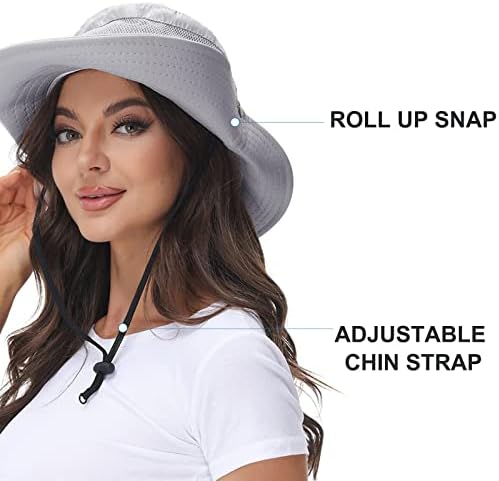 קיץ שמש כובע נשים רחב ברים לנשימה חיצוני טיולים כובע קיץ דיג כובע עם שרוך מתכוונן