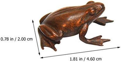 ALREMO HUANGXING - TEA SININE PET נחושת מזל טוב קרפדה מסורתית צפרדע תוצרת יד מסורת
