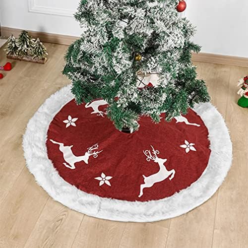 חצאית עץ העץ של Bestoyard Cheistmas חצאית עץ חג המולד אייל אייל פתית שלג חצאית עץ