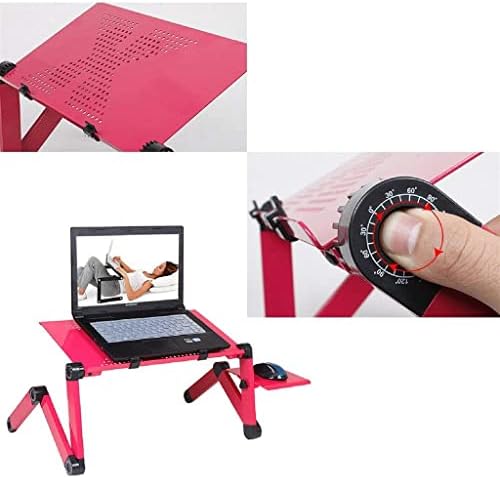 אגוז נייד אלומיניום נייד שולחן מחשב נייד שולחן מחשב ארגונומי מיטת טלוויזיה מתכווננת מיטת Lapdesk מגש מחשב