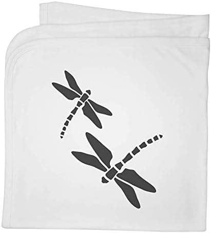 Azeeda 'Drepragonflies' שמיכה/צעיף כותנה