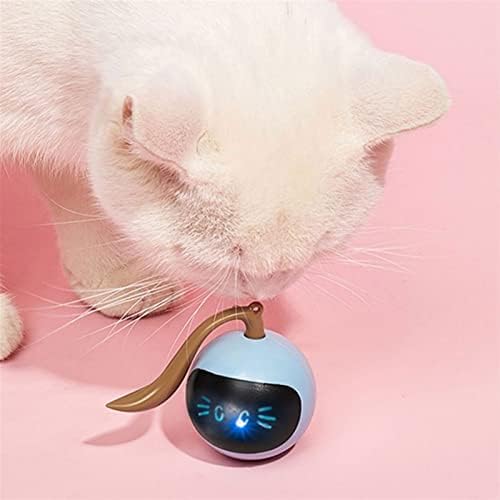 Jinyawei Electronic Pet Cat צעצוע חכם צעצוע חתול חכם USB קפיצה חשמלית כדור צעצועים מסתובבים עצמיים גלגול כדור קפיצה