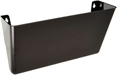 כיס קיר הניתן לערימה של Defelto Docupocket, 13 x 4 x 7 , שחור