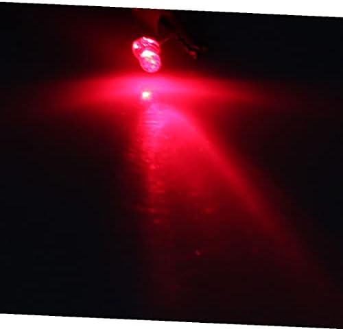חדש לונ0167 100 יחידות 3 ממ למעלה 2 מסופים ארוכים אדום אור פולטת דיודה הוביל הנורה מנורה(100 סנט ספלקה 3 ממ למעלה 2 מסופי