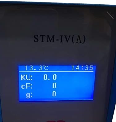HFBTE STM-IV Stormer Viscometer בודק מד צמיגות סיבוב עם ציפוי צבע זמני ותצוגה של זמן ציפוי צבע 40.2 ~ 141.0KU