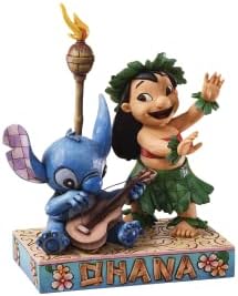 מסורות של Enesco Disney מאת ג'ים שור לילו ופסלון תפרים, 7-3/4 אינץ '