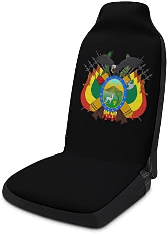 מעיל זרועות של בוליביה רכב מושב מכסה אוניברסלי אוטומטי קדמי מושבי כרית מגן מחצלת תתאים ביותר רכב רכב שטח ואן