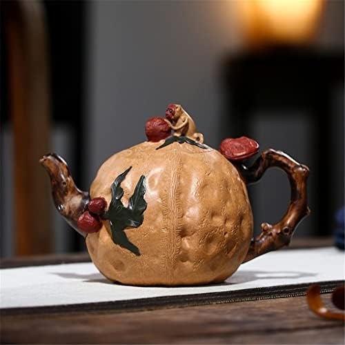 CCBUY צורת אגוז צורה קומקום קרמיקה ערכת תה תה תכשיטים תכשיטים קומקום יחיד