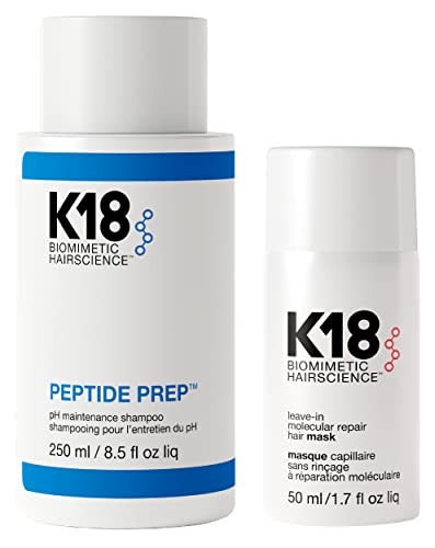 K18 ניקוי ותיקון מסכת שיער לתיקון, טיפול במהירות של 4 דקות וניקוי הכנה לפפטיד PH תחזוקת pH צבע שמפו בטוח לשימוש יומיומי