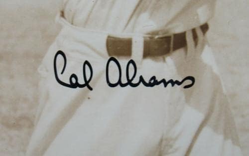Cal Abrams חתום על חתימה אוטומטית 8x10 צילום V - תמונות MLB עם חתימה