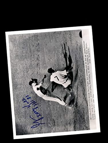 ג'ורג 'קל חתום ביד 1951 7x9 דטרויט טייגרס