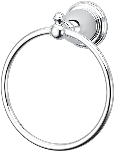 פליז קינגסטון BA7974C וינטג 'אנגלי -טבעת טבעת, 6 אינץ', כרום מלוטש