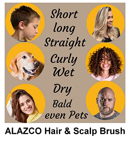 מברשת שמפו לקרקפת שיער מברשת מברשת לטיפול בקשקשים מרגיעה זיפי סיליקון גמישים רכים