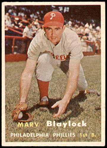 1957 Topps 224 Marv Blaylock Philadelphia Phillies VG/Ex Phillies
