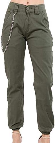מסוואת MMKNLRM עם התאמה לחגורת ג'וג'ר מתאימה מכנסיים רזים מטען מכנסי נשים מותניים גבוהים מכנסי יוגה קלים משקל