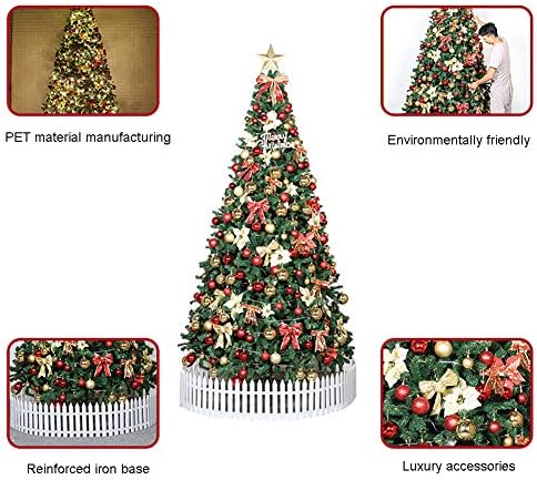 TOPYL 5ft ידידותי לסביבה מלאכותית עץ חג המולד פרימיום פרימיום צייר עץ חג המולד קישוטי חג לחג עץ מקורה הרכבה