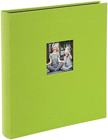 אלבום תמונות Goldbuch עם חתך חלונות, קרטון, ירוק, 30X11 סמ