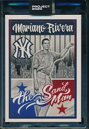 2020 פרויקט Topps 2020 בייסבול 131 Mariano Rivera New York Yankees מאת האמן Mister Cartoon 1992 Bowman Online