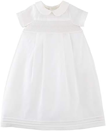 שמלת הטבילה של בוץ פאי בוץ, לבנה, 0-6 חודשים