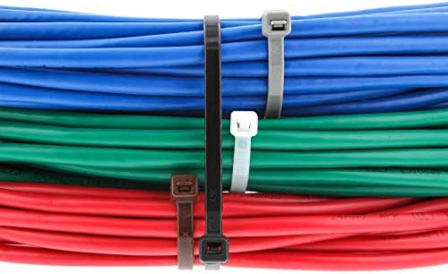 כבלים מאובטחים עניבת כבלים סטנדרטית טבעית בגודל 8 אינץ ' - 100 חבילה