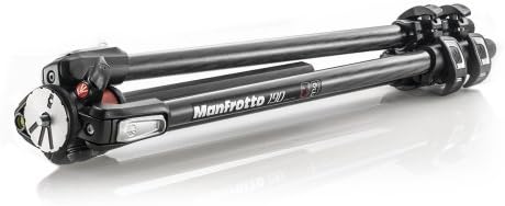 Manfrotto 190xpro סיבי פחמן חצובה 3 חלקים, שחור