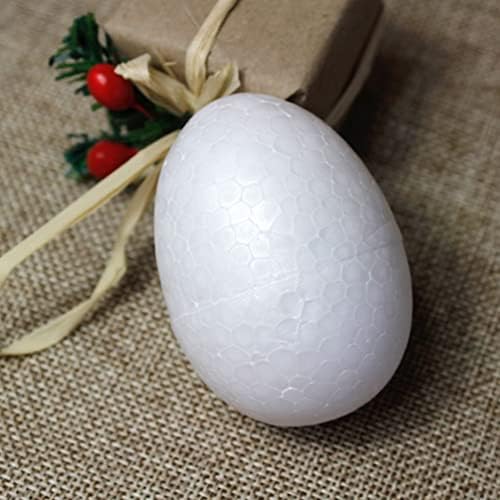 קישוטי חג המולד של Homoyoyo 6 יחידות קצף פסחא ביצי פסחא ביצה לבנה ביצה ביצה קצף DIY מלאכת פסח