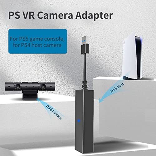 מתאם מצלמת PSVR לקונסולת משחק PS5, כבל ממיר PS VR למצלמת מארח PS4, שחק PS VR ב- PS5