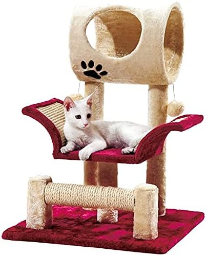 חתול עץ הדירה גרוד חתול מגדל פונקצית חתול טיפוס מגדל צעצועי חתול עץ יציב חתול שריטה הודעות 716