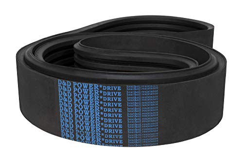 D&D PowerDrive 7/3VP475 חגורת Kevlar Band, Rubber, Rubber