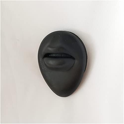 דגם פה סיליקון פויילי - סיליקון שחור דגם פה אנושי שפתיים מלאכותיות - מודל פה תלת -ממדי - לתרגול ההוראה של דיקור