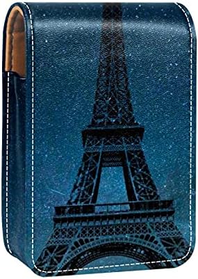 מיני שפתון מקרה עם מראה עבור ארנק, אייפל מגדל אנדרטה פריז צרפת נייד מקרה מחזיק ארגון