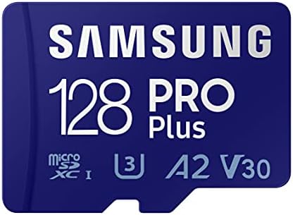 Samsung PRO Plus 128GB microSDXC UHS-אני U3 160MB/s Full HD & 4K UHD כרטיס זיכרון בע מ. קורא כרטיסים